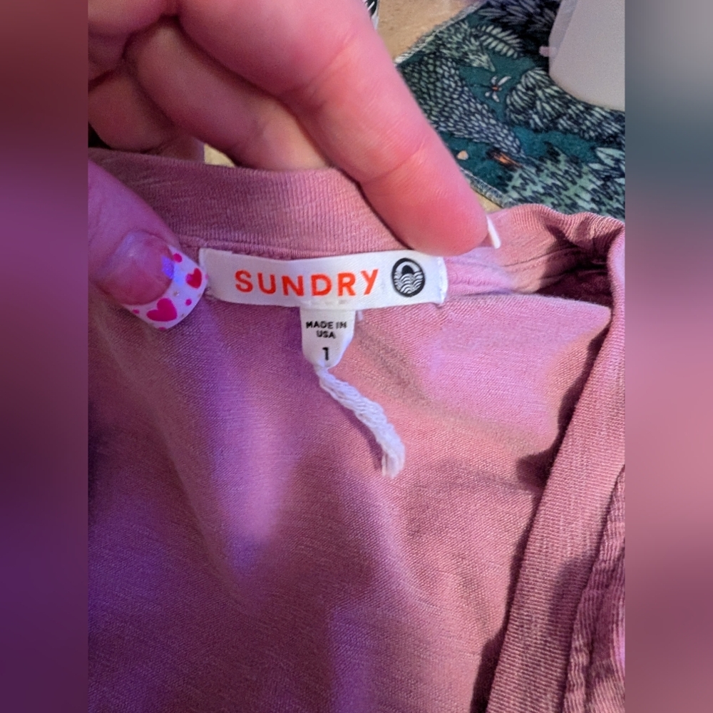 Sundry Sleeveless Pink NWOT Dress